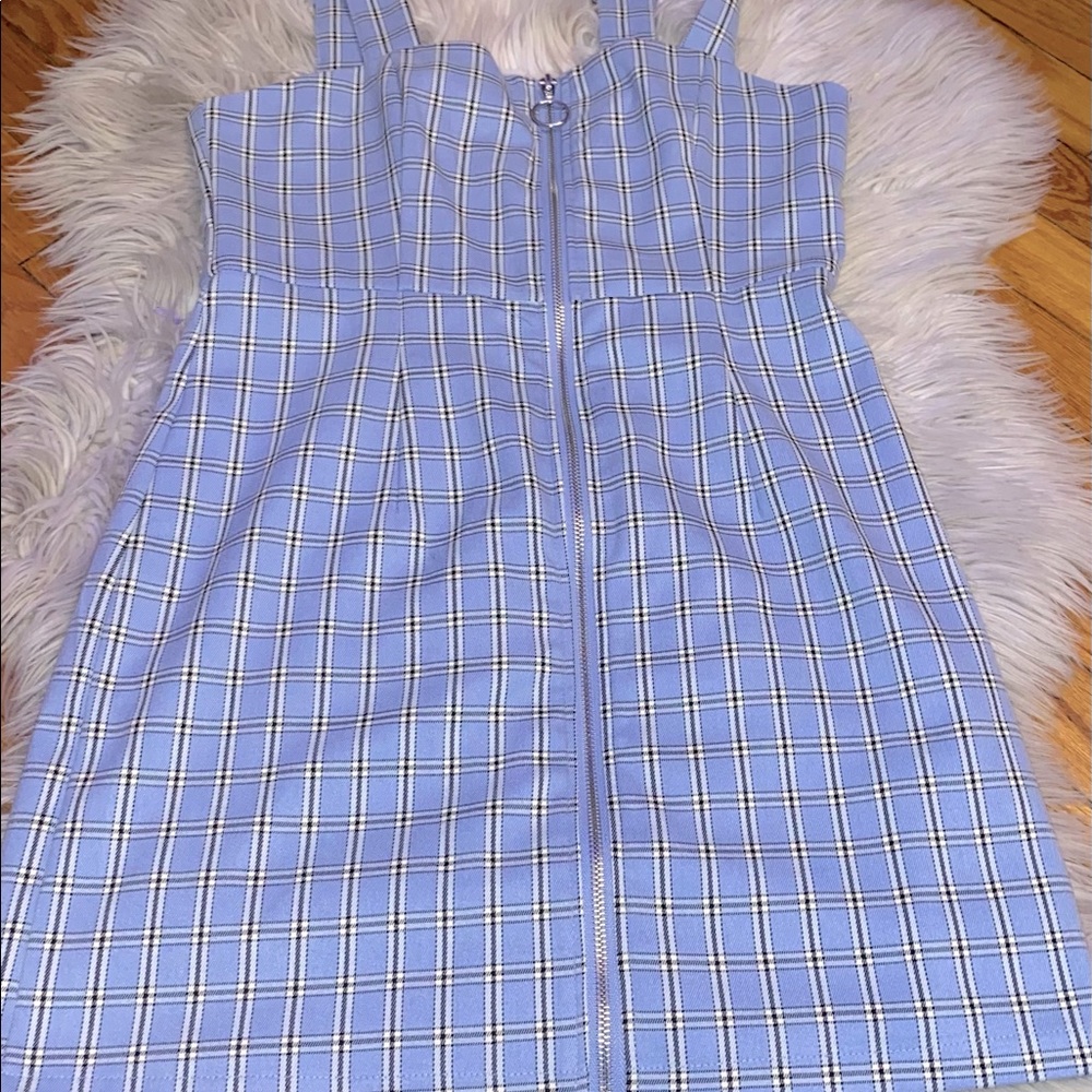 Forever 21 blue plaid dress